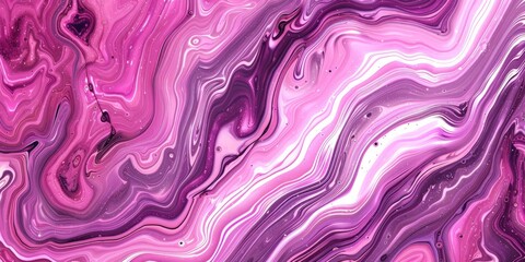 Obraz premium Detailed close-up of a pink and purple marble showcasing intricate patterns and colors