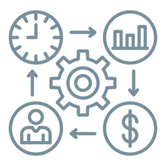 Obraz premium Efficiency Icon