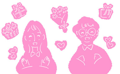 母の日のイラスト