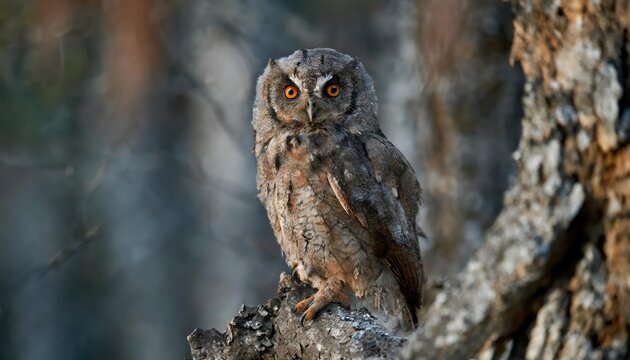 The Eurasian scops owl (Otus scops), also known as the European scoops owl or just scoops 