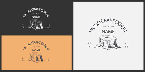 Iconic Timber: Designing Wood Logo Icons.