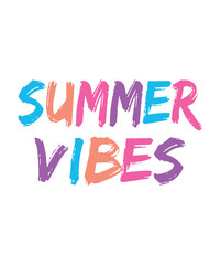 Summer vibes t shirt design