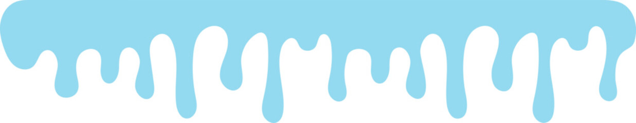 Blue Drip Border