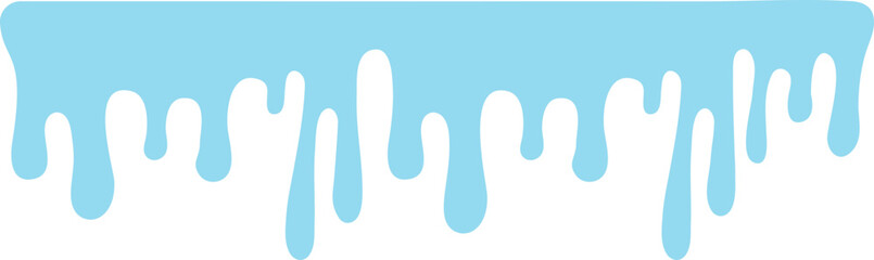 Blue Drip Border