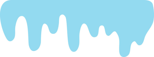 Blue Drip Border