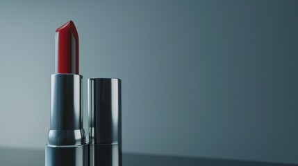 Obraz premium A close-up of a woman's face, mouth and lipstick. Commercial photography