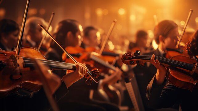 Orchestra: represents grandeur Suitable for presentations about large orchestra events.