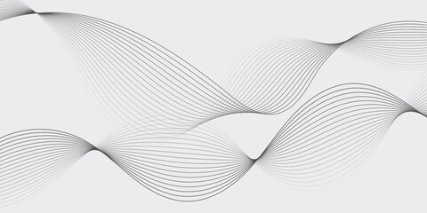 Abstract waves. Vector illustration. EPS10