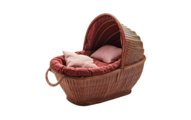 Little One's Carrycot isolated on transparent Background