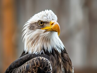Obraz premium Eagle Close Up Portrait