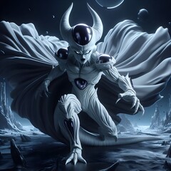 Frieza's first form is an extremely detailed realistic.
 - obrazy, fototapety, plakaty