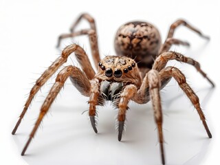 microscope spider with white background