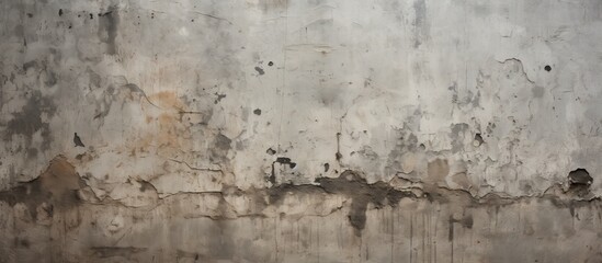An artistic close up of a concrete wall showcasing a variety of stains, creating a unique pattern...