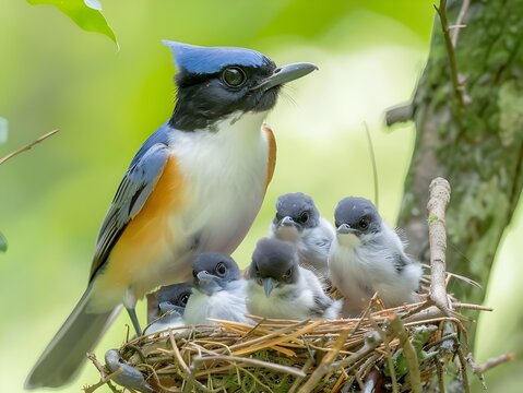 Black-Naped Blue Flycatcher