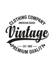 Custom vintage t-shirt design.