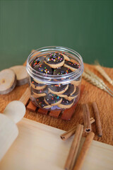 eid mubarak cake of donat cookies