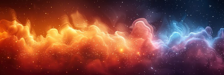 Colorful Cloud Made Gradient Background, Background Banner HD