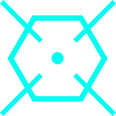 Futuristic tech frame decoration