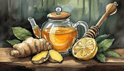 tea and lemon
