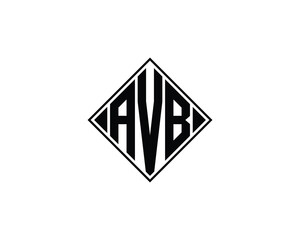 AVB logo design vector template