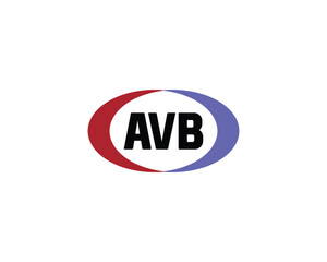 AVB logo design vector template