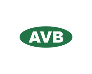 AVB logo design vector template
