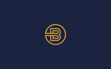 letter b with circle logo icon design vector design template inspiration - obrazy, fototapety, plakaty