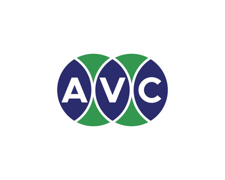 AVC logo design vector template