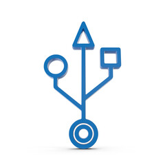 USB Universal Serial Bus Icon