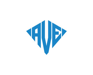 AVE logo design vector template