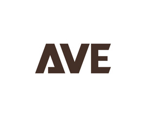 AVE logo design vector template