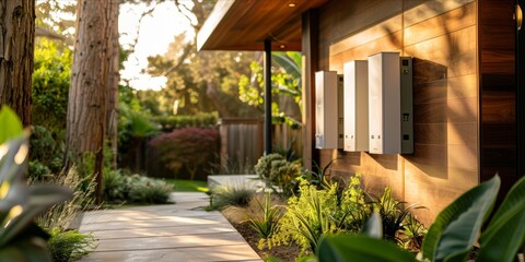 Outdoor home energy storage system