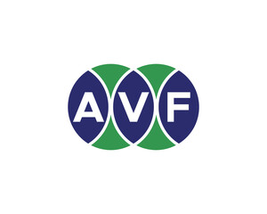 Fototapeta premium AVF logo design vector template