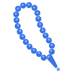 Blue Prayer Beads