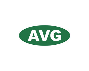 AVG logo design vector template