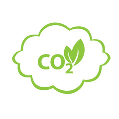 Carbon dioxide co 2. Vector illustration,co 2 emissions vector Co 2 neutral concept. Save the world, environmental and ecology concept vector illustration.