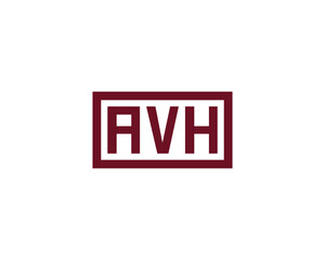 Fototapeta premium AVH logo design vector template