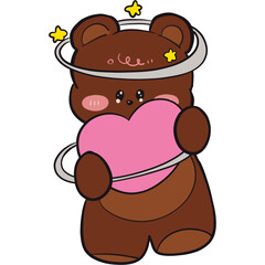 The illustration of a angel