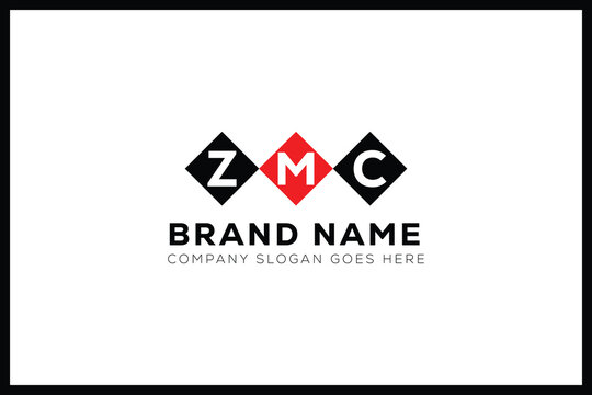 ZMC letter logo design. ZMC creative initials monogram letter logo. ZMC business and real estate logo vector template.