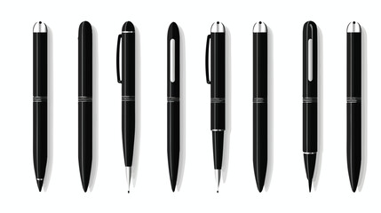 pen vector icon silhouette