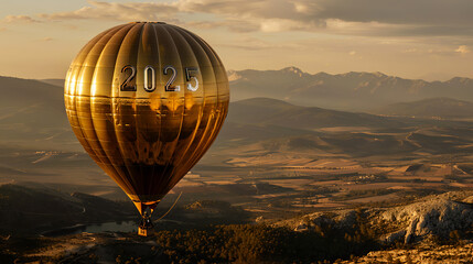 gold balloon 2025