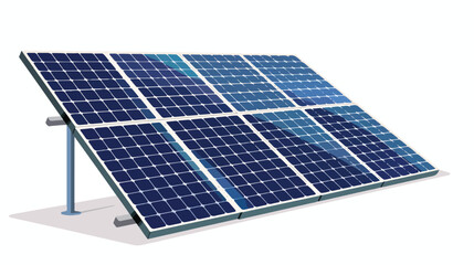 Saving electrical energy solar panels infographic 