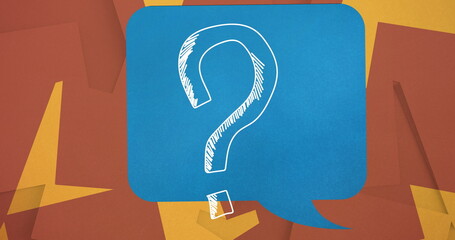 Image of question mark in comic speech bubble