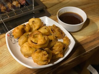 튀김 가지 요리 