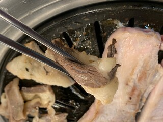 삼겹살 숯불 고기구이 돼지고기 식당 화로구이 숯 바베큐 돼지갈비 양념갈비