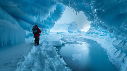 a ice cave 