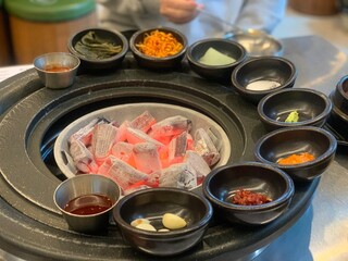 바베큐 그릴 숯 숯불 요리 