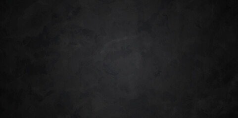Dark black stone wall grunge backdrop texture background. monochrome slate grunge concrete wall black backdrop vintage marbled textured border background.