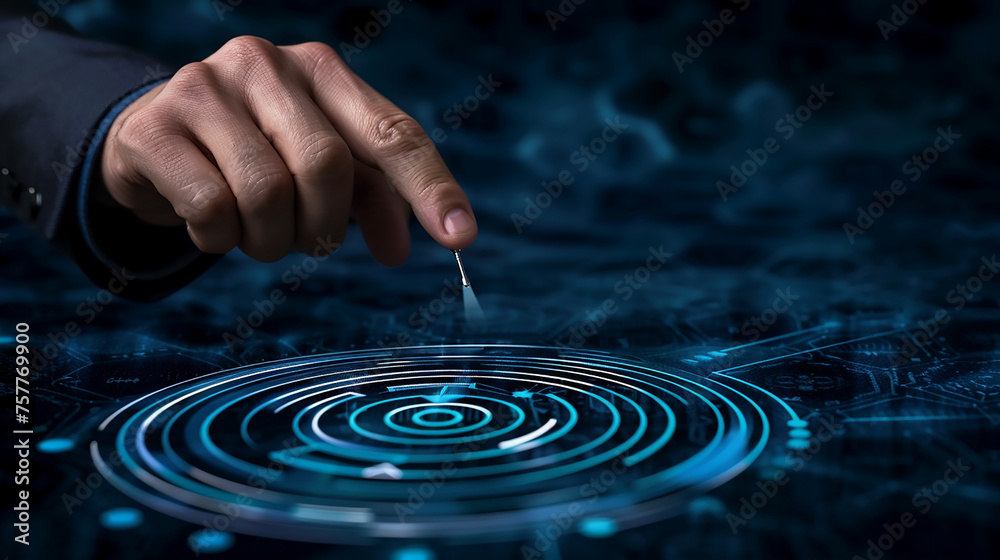 Wall mural social media and digital online concept and technology icon. background conceptual image with social