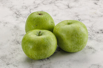Sweet and juicy green apple